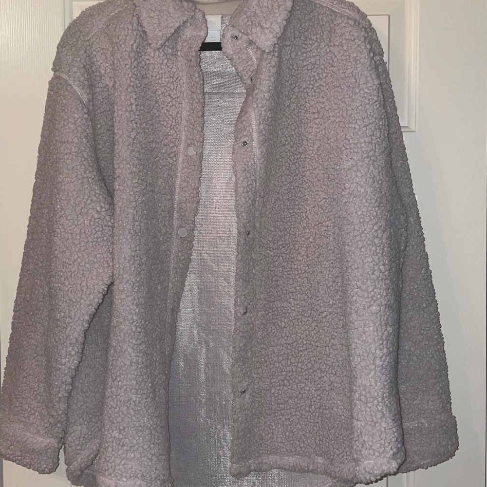 H&M Sherpa Shacket